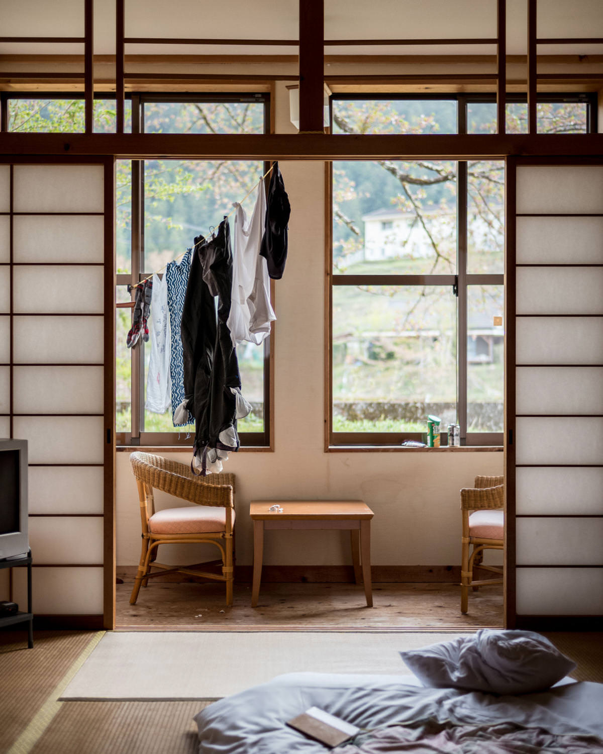 Solor room, laundry, Kumano Kodo