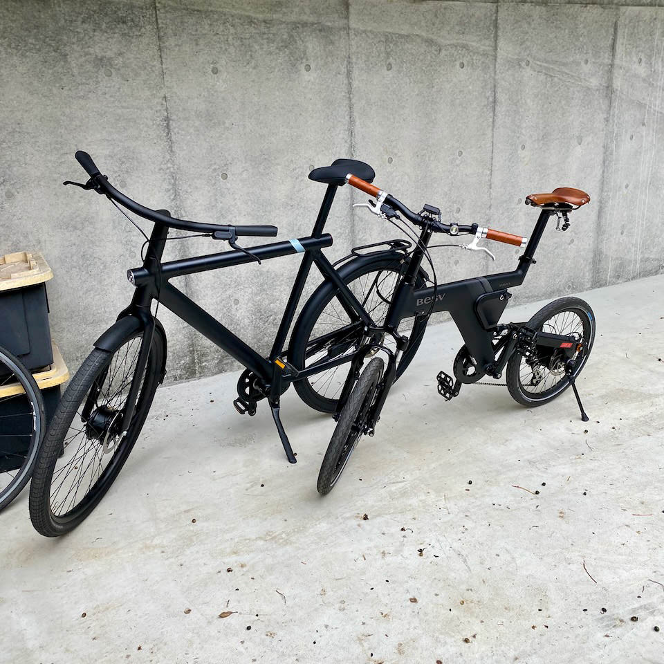 A Vanmoof and a BESV