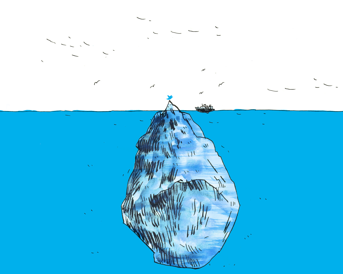 Header image for Iceberg Tweeting