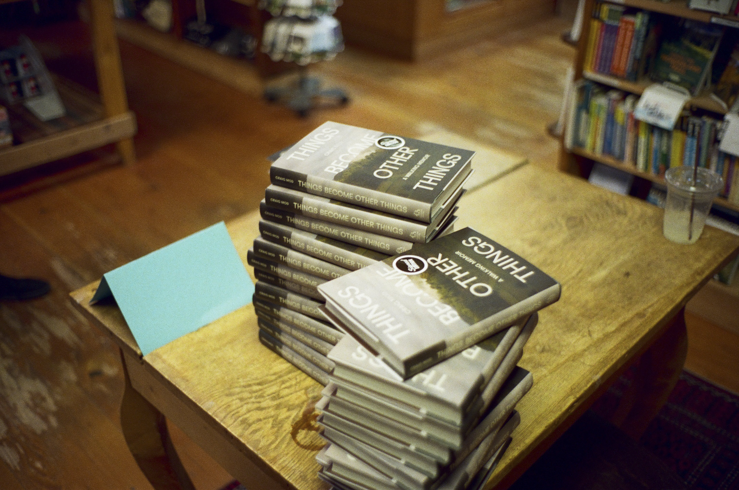 Things Become Other Things on a table