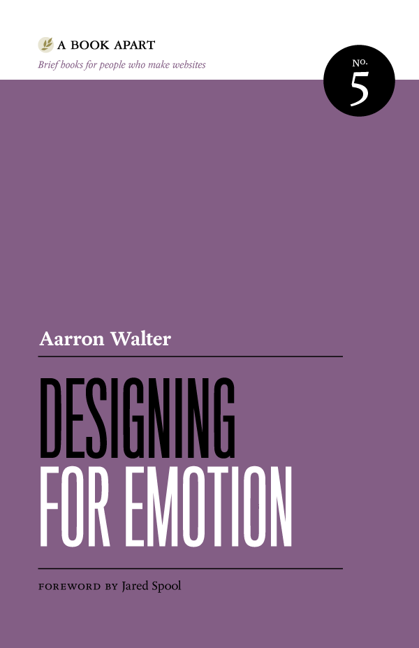 A Book Apart book cover â€” Designing for Emotion