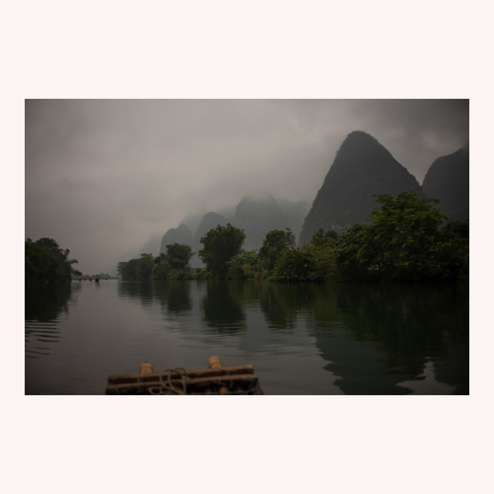 Floating down the Yulong River