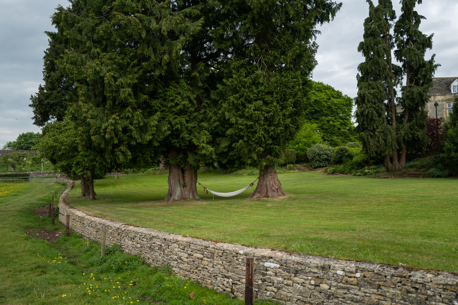 hammock and nice wall