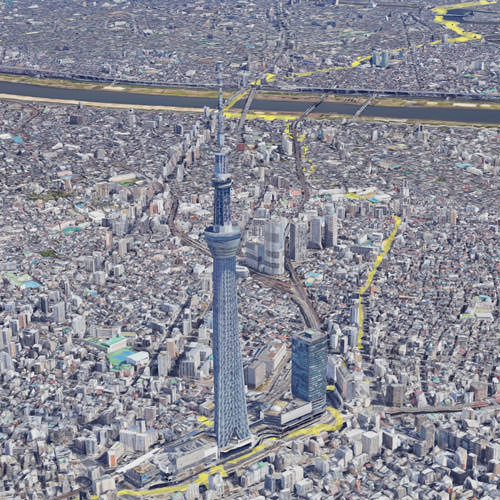 Rewalking Tokyo Again and Again