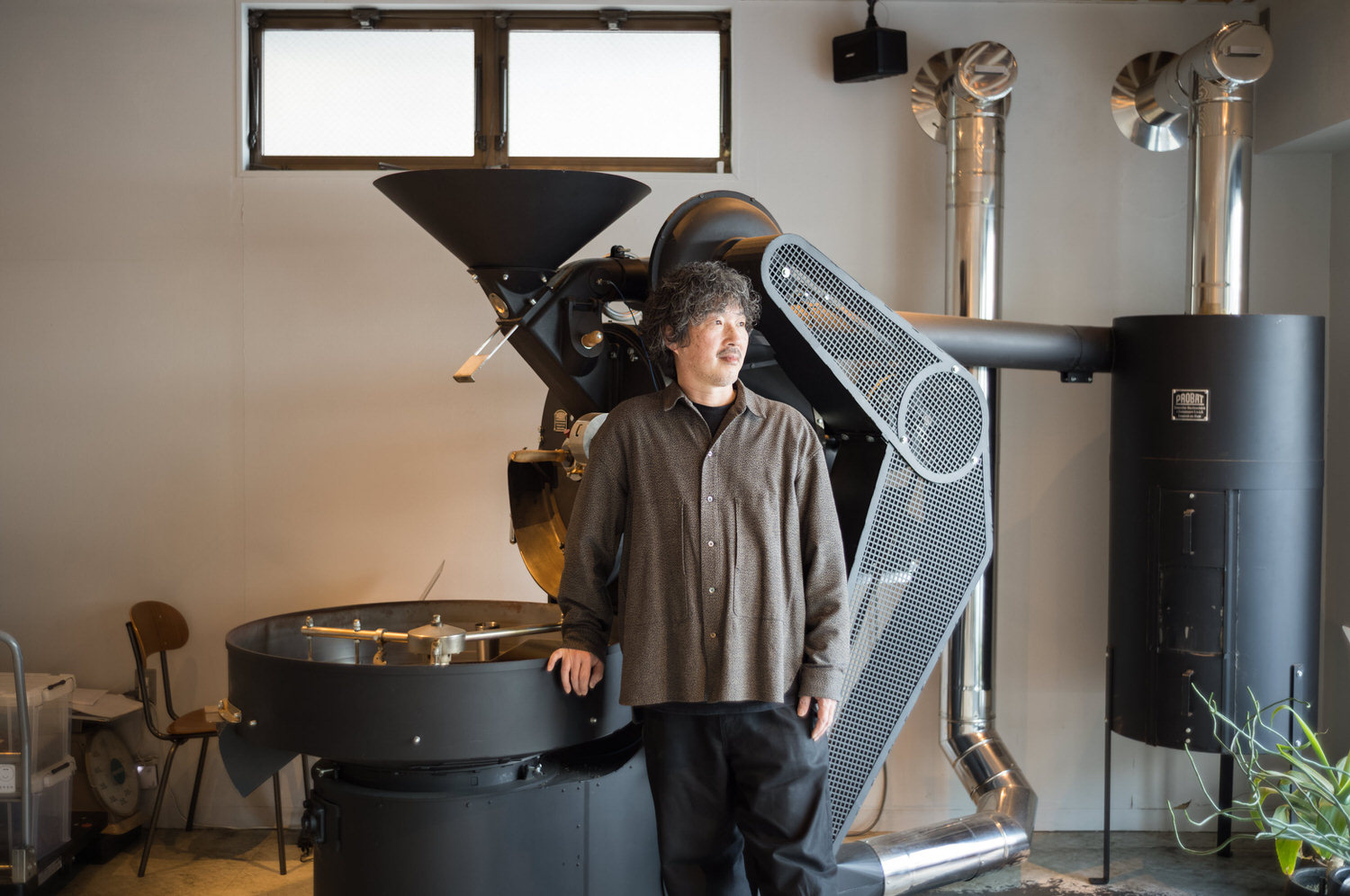 Nagasawa-san and his roaster