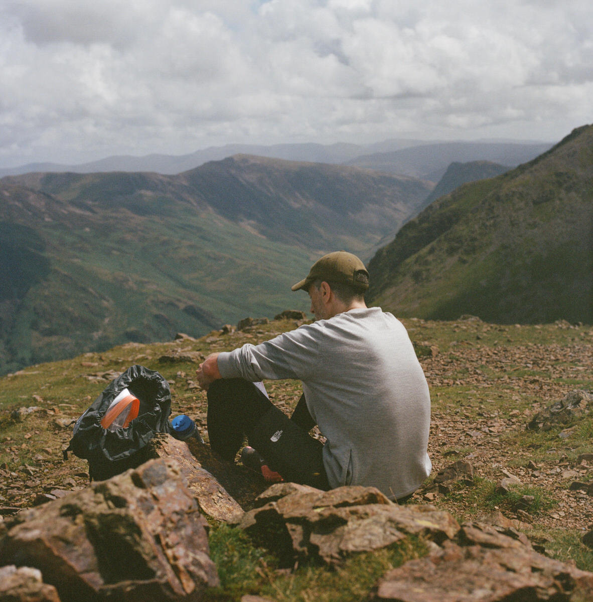 Peter atop Red Pike