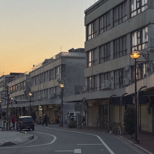 The Shops Atop the Canal in Toyohashi