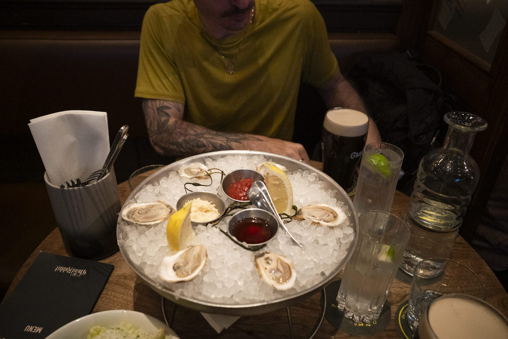 Oysters at the Dead Rabbit