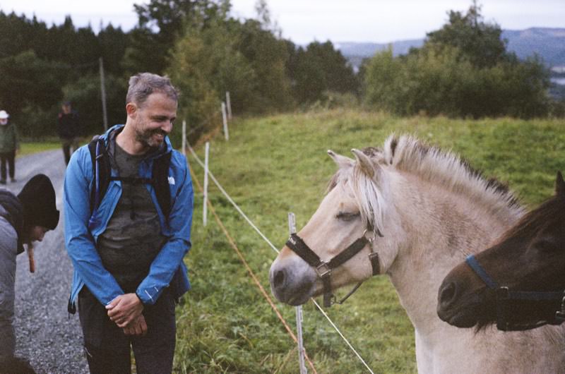 Steve and a horse