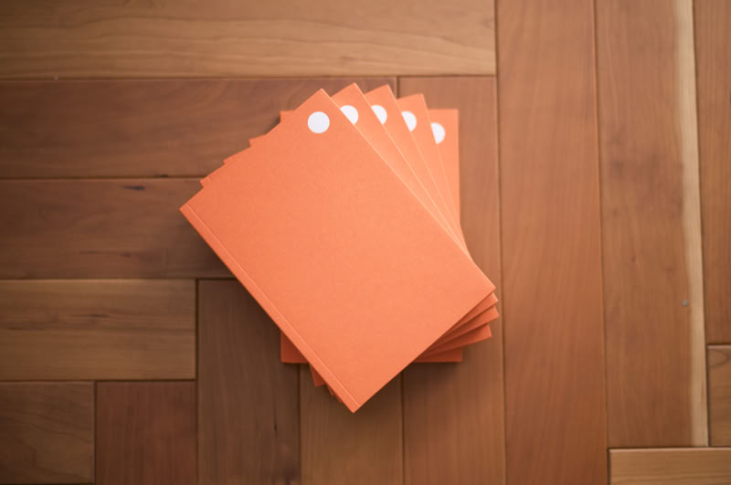 The orange notebook