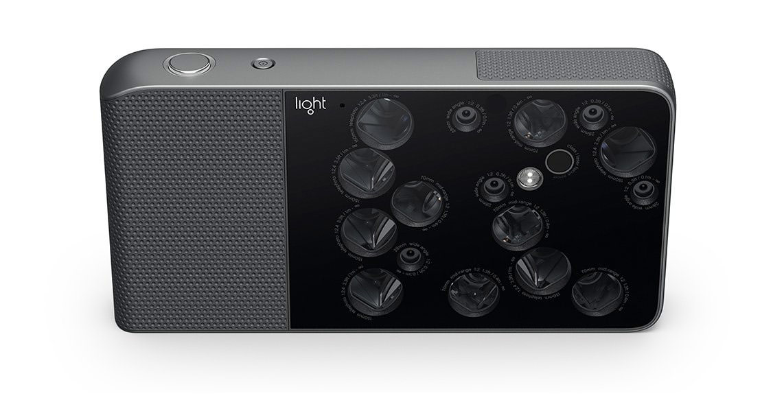 The L16 Camera with all of its glorious ridiculous lenses