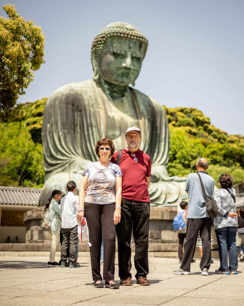 Parents at the Buddha