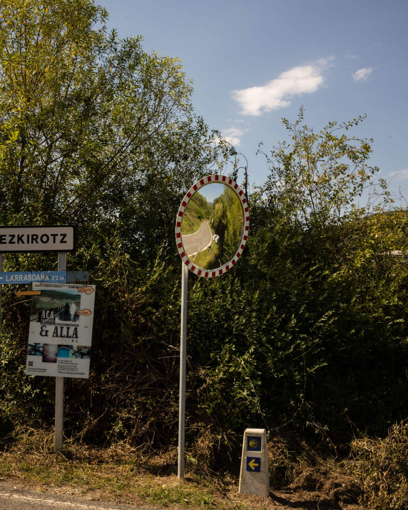 A mirror on the camino