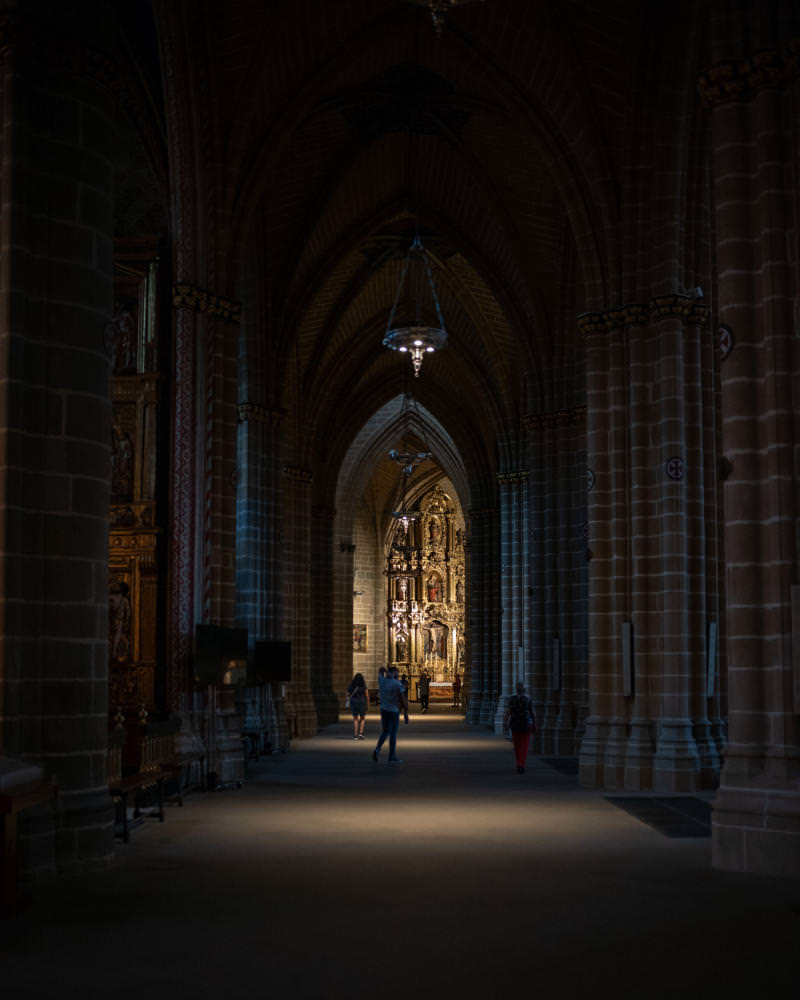 Inside one of the billion churches