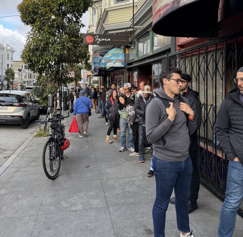 Line Down the Block in SF