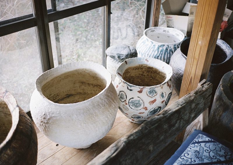 Kazunori Hamana's pots